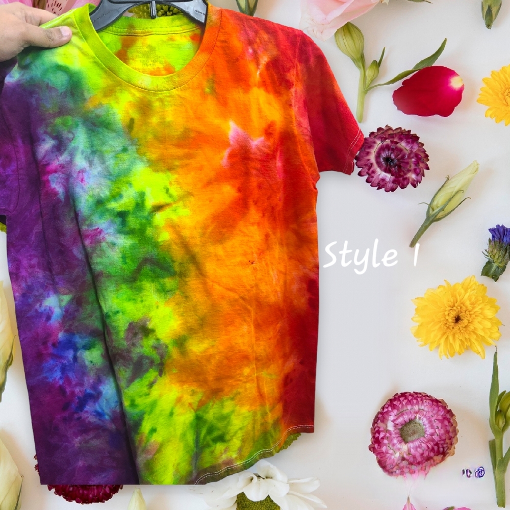 New Hand Ice dyed tshirts